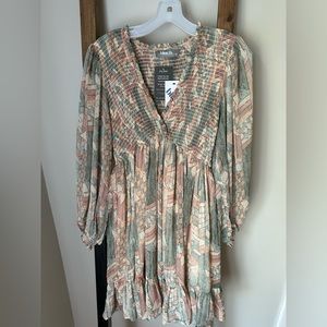 NWT Knee length size S long sleeve dress